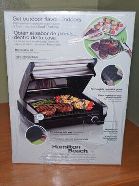 Hamilton Beach Electric Indoor Searing Grill with Window